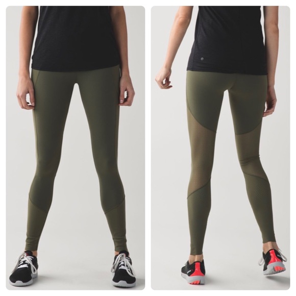 LULULEMON Barre Star Pant *Full-On Luon (Fatigue Green) - Picture 2 of 15